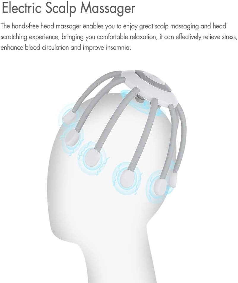 Electric Octopus Scalp Massager