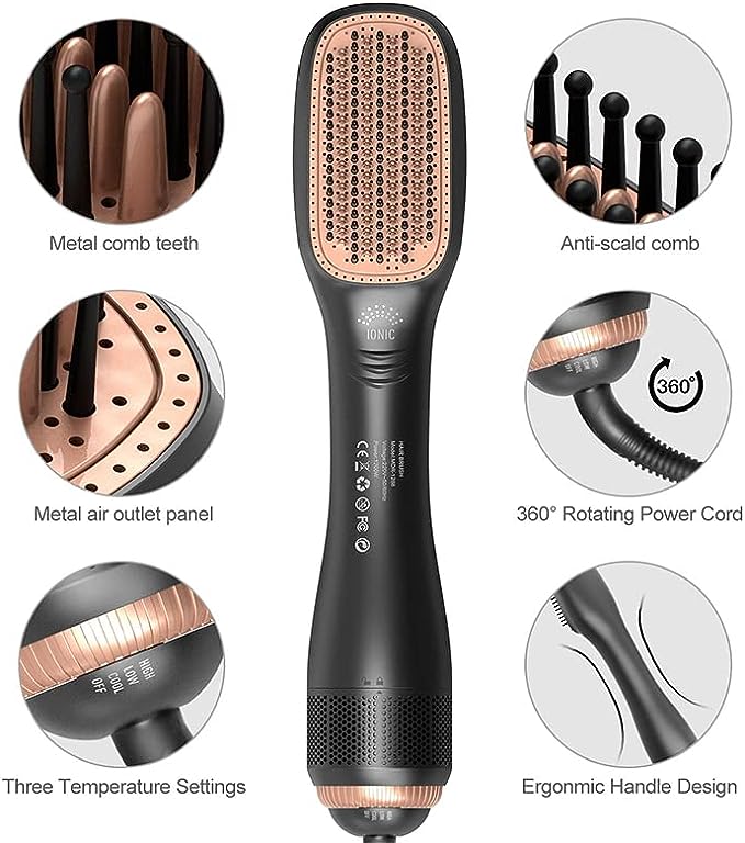 Joy Hair Styler & Dryer – Professional 2-in-1 Styling Brush for Effortless Hair Styling