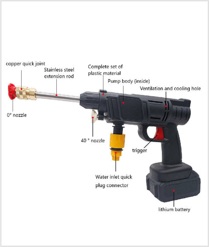 High Pressure Water Washer Gun, Multipurpose for cleaning floor, yard, car or anything.